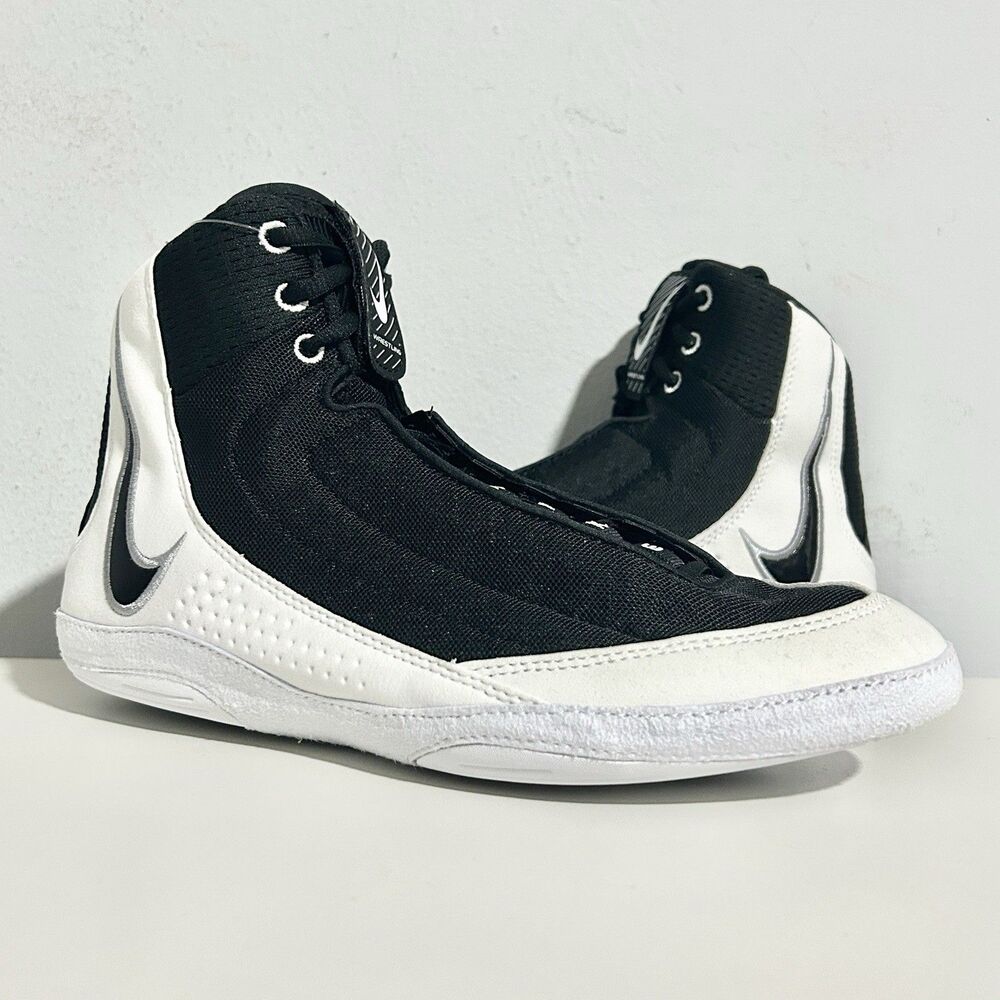 Nike Inflict 4 “Black White” Men’s Size 9-10 Lightweight Wrestling Shoes